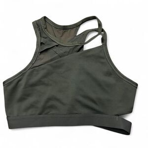 Nike Women's sports Bra small EUC Army Green